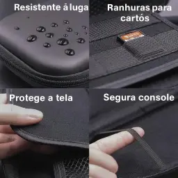 Case para Switch OLED e Switch | Estojo Rígido Portátil com Compartimentos — imagem 4