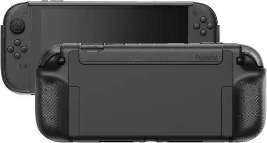 Fit for Nintendo Switch 2 2025 Protective Case with 4 Thumb Grip Caps -