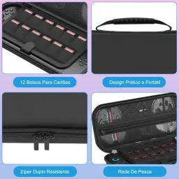 32 in1 Case Estojo Para Nintendo Switch 2 Acessórios Capa Protetora Para Com — imagem 9