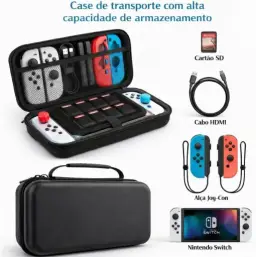 Case para Nintendo Switch e Nintendo Switch OLED – Estojo Protetor Rígido — imagem 3