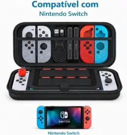 Case para Nintendo Switch e Nintendo Switch OLED – Estojo Protetor Rígido — imagem 6