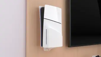 Suporte De Parede Painel Compatível Com Playstation 5 Slim (1247) (Branco) — imagem 8