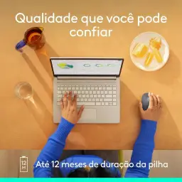 Mouse sem fio Logitech M196 com Conexão Bluetooth, Design Ambidestro Compacto — imagem 6