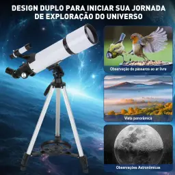 Telescópio Astronômico Profissional Portátil, em um Kit, com Kit Completo — imagem 5