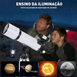 Telescópio Astronômico Profissional Portátil, em um Kit, com Kit Completo — imagem 7