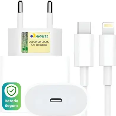 Kit Carregador Turbo Linha Premium Compativel C/Iphone