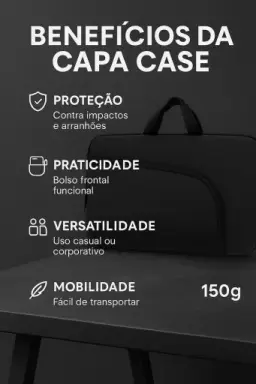 Capa para Notebook 15.6 Polegadas, Resistente à Água, Leve (150g) — imagem 5