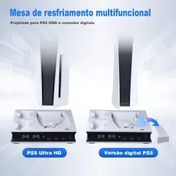 Suporte para PS5 com 2 Ventoinhas de Resfriamento — imagem 3