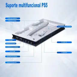 Suporte para PS5 com 2 Ventoinhas de Resfriamento — imagem 6