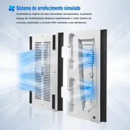 Suporte para PS5 com 2 Ventoinhas de Resfriamento — imagem 4