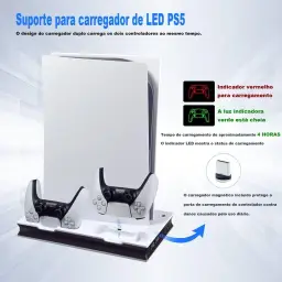 Suporte para PS5 com 2 Ventoinhas de Resfriamento — imagem 2