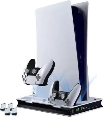 Suporte para PS5 com 2 Ventoinhas de Resfriamento