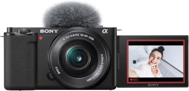 Sony Alpha ZV-E10 - Kit de câmera Vlog sem espelho com lentes intercambiáveis