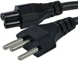Cabo de Força Energia Tripolar 3 Pinos 1,35m para Fonte de Notebook — imagem 2