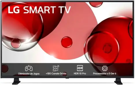 Smart TV 32" LGChannels HD ThinQAI