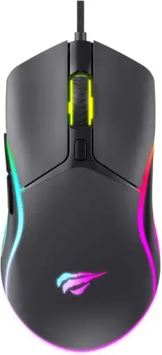 Havit Mouse Gamer MS1029 USB Iluminação RGB — imagem 5