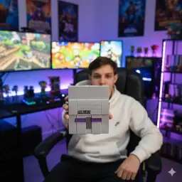 Mini Super Nintendo Game Retro 2 Controles e 150 Mil Jogos de diversos Consoles — imagem 3