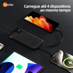 Basike Power Bank, Carregador Portátil Universal 10000mAh — imagem 7