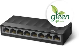 TP-Link Switch Gigabit De Mesa Com 8 Portas 10/100/1000 Ls1008G Smb, Preto — imagem 2