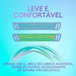 Headset Gamer Logitech G335 com Almofadas com Espuma de Memória — imagem 2