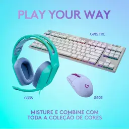 Headset Gamer Logitech G335 com Almofadas com Espuma de Memória — imagem 8