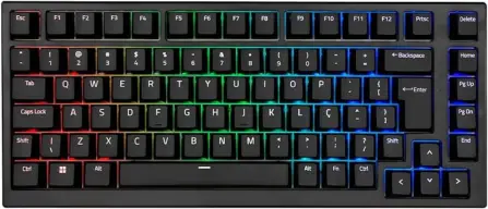 TECLADO AKKO MG75 ABNT2 PRETO SWITCH SILVER V3 PRO — imagem 5