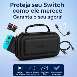Case Capa Protetora Compatível com Nintendo Switch OLED — imagem 3