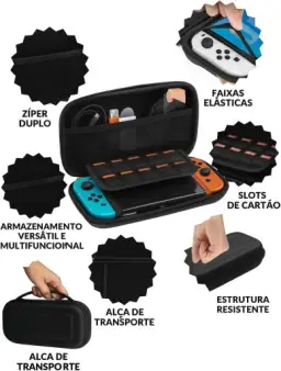 Case Capa Protetora Compatível com Nintendo Switch OLED — imagem 2