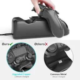 Estação de Carregamento Oivo PS4 - Controle PS4 e Carregador Dualshock 4 - até — imagem 5