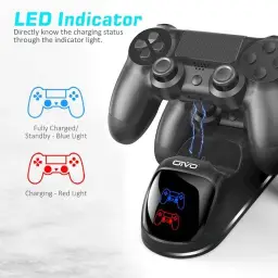 Estação de Carregamento Oivo PS4 - Controle PS4 e Carregador Dualshock 4 - até — imagem 2