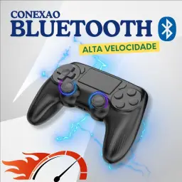Genérico Controle Sem Fio Bluetooth Joystick Manete Compatível Com PS4 Slim Pro — imagem 6