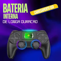 Genérico Controle Sem Fio Bluetooth Joystick Manete Compatível Com PS4 Slim Pro — imagem 5