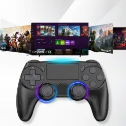 Genérico Controle Sem Fio Bluetooth Joystick Manete Compatível Com PS4 Slim Pro — imagem 1