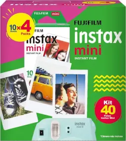Filme Instax Mini Com 40 Fotos, Fujifilm — imagem 1