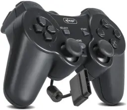 Joystick Dual Shock PS1 / PS2 Cabo 1,60m - KNUP IMPORTACAO - USB - 17 Botões - — imagem 2