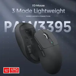 ATTACK SHARK X3 Mouse SUPERLIGHT 49g,sensor de jogo PixArt PAW3395 — imagem 6