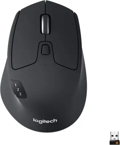 Mouse sem fio Logitech M720 Triathlon com Conexão USB Unifying ou Bluetooth com