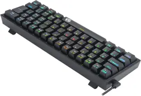 Redragon TECLADO MECANICO GAMER FIZZ RGB PRETO SWITCH MARROM — imagem 7