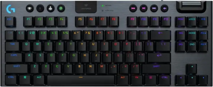 Teclado Mecânico Gamer Sem Fio Logitech G915 X LIGHTSPEED com Design TKL