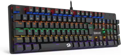 TECLADO MECÂNICO GAMER REDRAGON VALHEIM ILUMINAÇÃO RAINBOW PRETO SWITCH BROWN — imagem 3