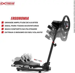 SPRO V3 Cockpit Extreme Simracing Suporte para Volantes Simuladores — imagem 8