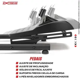 SPRO V3 Cockpit Extreme Simracing Suporte para Volantes Simuladores — imagem 5