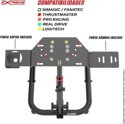 SPRO V3 Cockpit Extreme Simracing Suporte para Volantes Simuladores — imagem 9