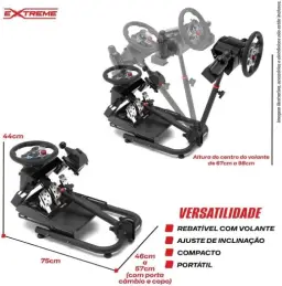 SPRO V3 Cockpit Extreme Simracing Suporte para Volantes Simuladores — imagem 4