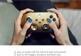 Xbox Special Edition Wireless Gaming Controller – Gold Shadow – Xbox Series X|S — imagem 6