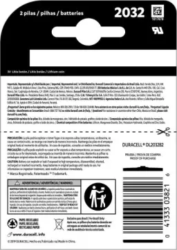 Duracell Pilhas Moeda CR2032 Pack 2 Unidades – Ideal para Placas Mãe e — imagem 2