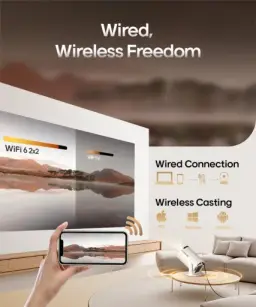 Magcubic Mini Projetor Portatil 5G Wifi 6 BT 5.0 Android 11 — imagem 5