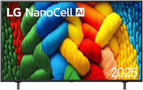 Smart TV 4K 50" LG NanoCell 50NANOA Processador α7 AI Ger8 Super Upscaling
