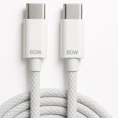 Cabo USB-C Tipo C 60w Trançado De Nylon Compativel com Iphone 15,15 Pro/Max