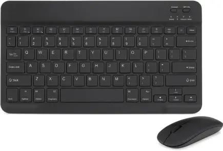 Combo Teclado e Mouse Bluetooth Ultrafino Sem Fio